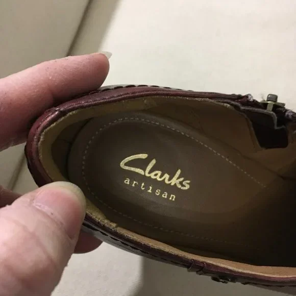 Clarks Lida Palmer Artisan Leather Heeled Clog - Picture 5 of 7